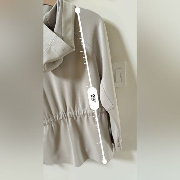 Sweaty Betty Sand Wash Zip Up Hoody in Light Beige 8-10 NWOT - Picture 10 of 15